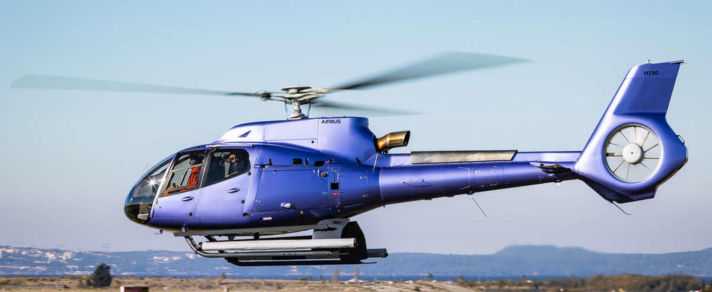H130 Purple Helicopter