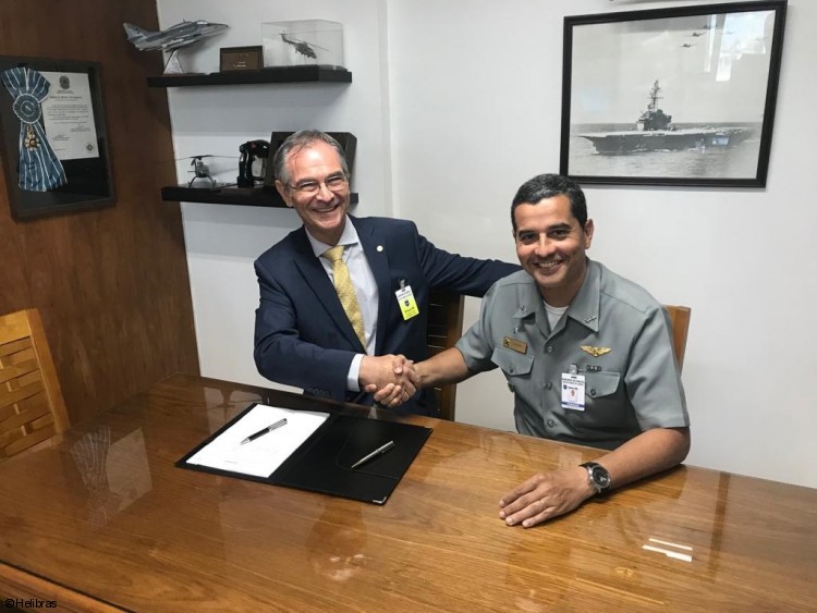 Helibras assina contrato com a Marinha do Brasil para fornecimento de três helicópteros H135