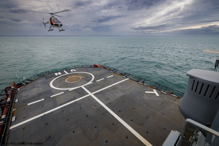 VSR700 autonomous take-off and landing capabilities tested at sea